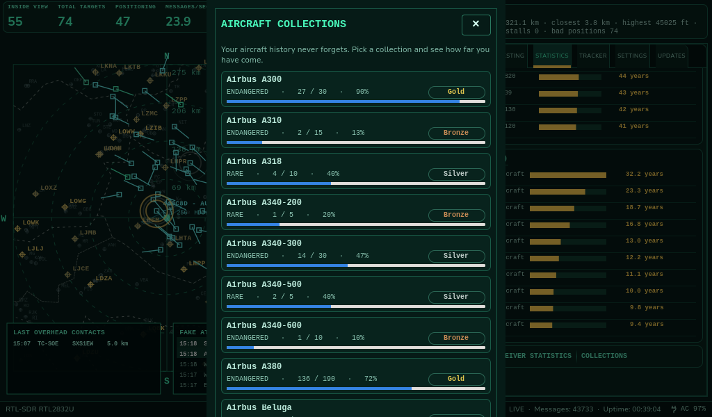 ADS-B Radar Collections — reach the goal!